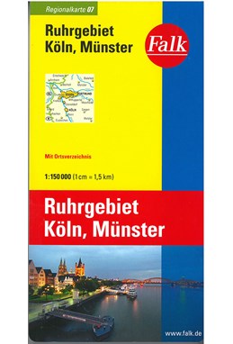 Falk Regionalkarten Deutschland Blad 7: Ruhrgebiet - Köln - Münster