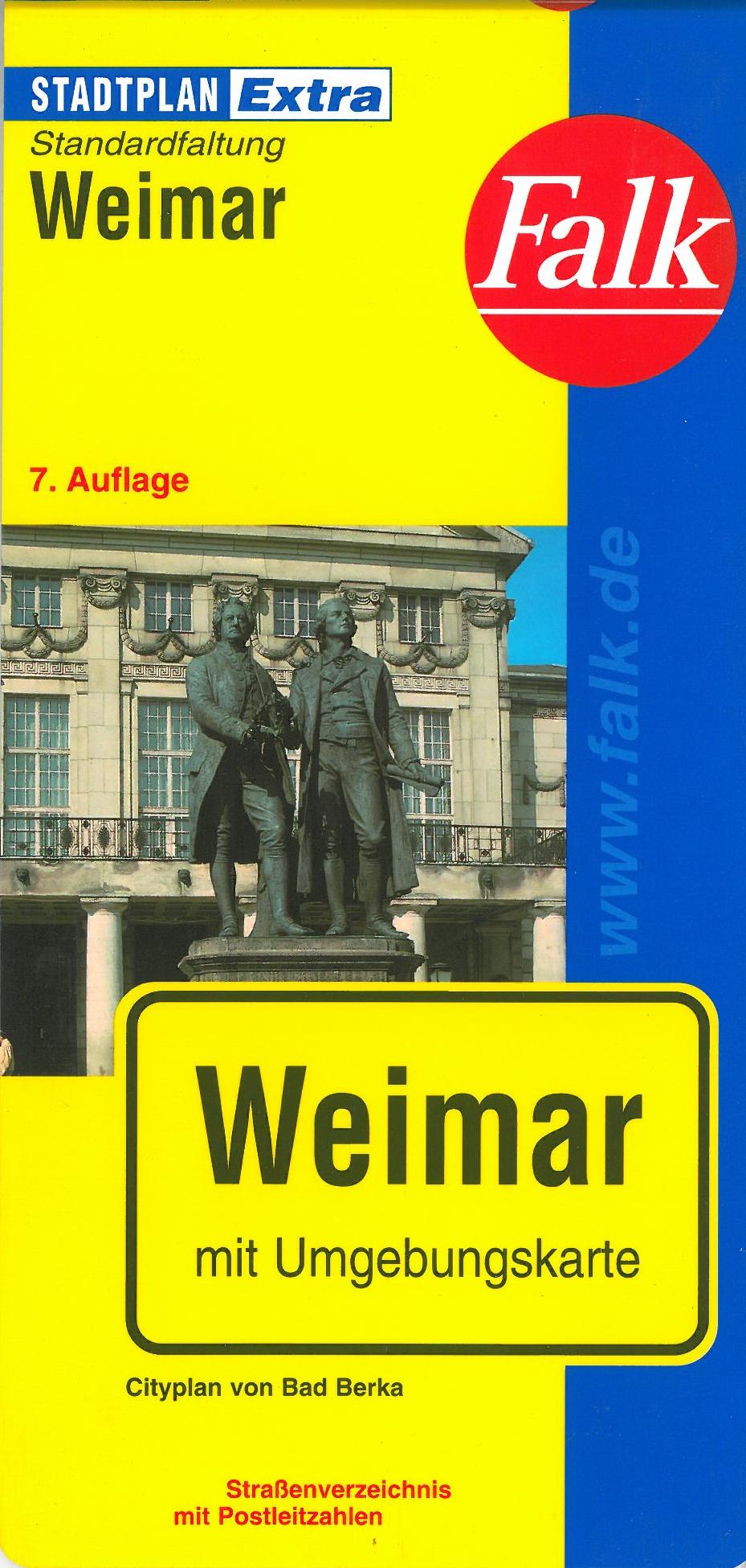 Weimar, Falk Extra 1:10 000
