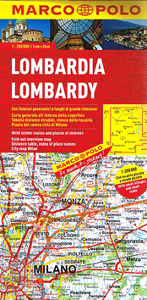 Lombardy, Marco Polo 1:200.000
