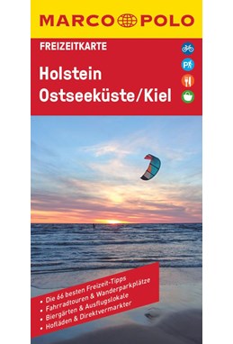 Holstein, Ostseeküste, Kiel, Marco Polo Freizeitkarte 02
