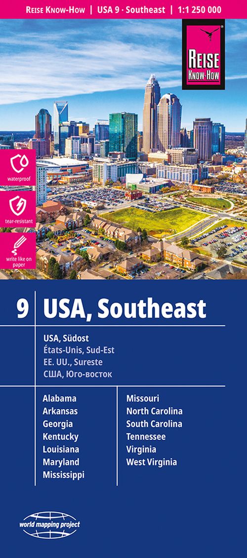 USA 9: Southeast USA, World Mapping Project