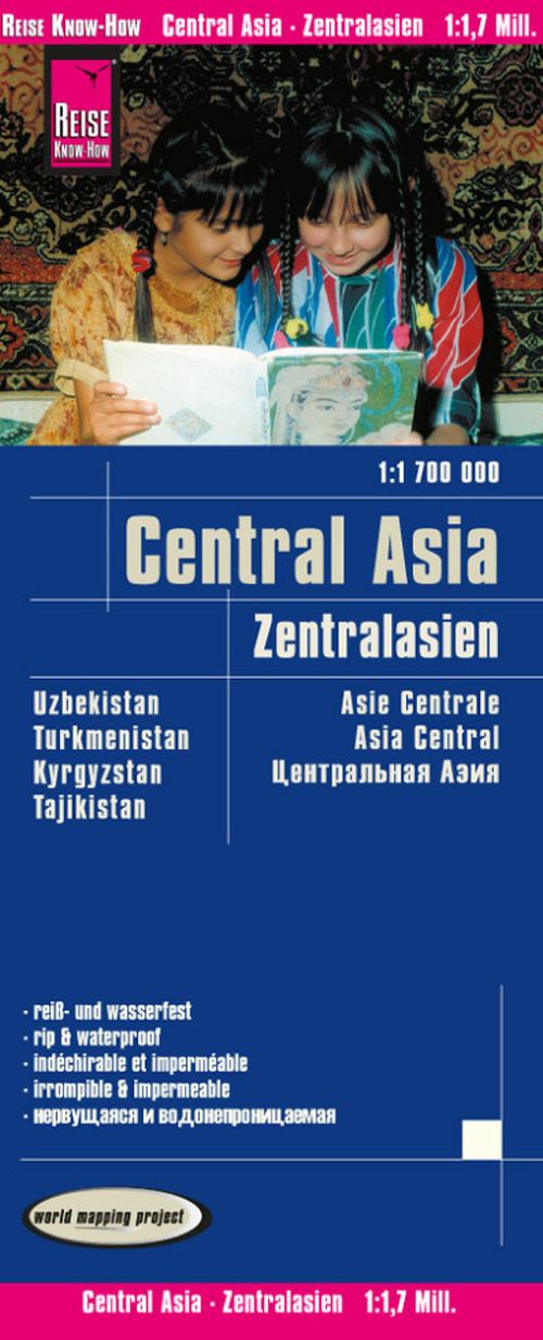 Central Asia: Uzbekistan, Turkmenistan, Kyrgyzstan, Tajikistan, World Mapping Project