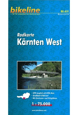 Kärnten West, Bikeline Radkarte 1:75 000