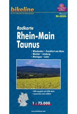 Rhein-Main Taunus, bikeline Radkarte 1:75 000