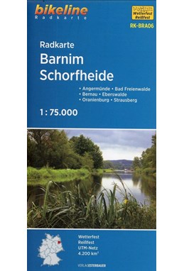 Radkarte Barnim Schorfheide : Eberswalde - Bad Freienwalde - Oranienburg - Bernau