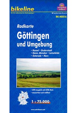Göttingen und Umgebung, Radkarte
