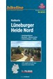 Lüneburger Heide Nord: Amelingenhausen, Buchholz, Winsen (Luhe), Schneverdingen, Soltau, Bikeline Radkarte