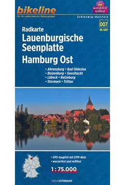 Lauenburgische Seenplatte Hamburg Ost, Bikeline Radkarte 007