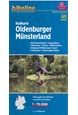 Radkarte Oldenburger Münsterland: Bad Zwischenahn, Cloppenburg, Oldenburg, Vechta, Wildeshausen, Bikeline blatt 021