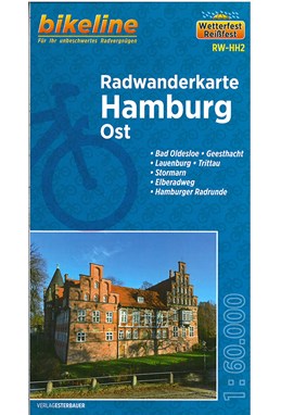 Radwanderkarte Hamburg Ost: Bad Oldesloe, Geesthacht, Lauenburg, Trittau, Stormarn, Elberadweg, Hamburger Radrunde
