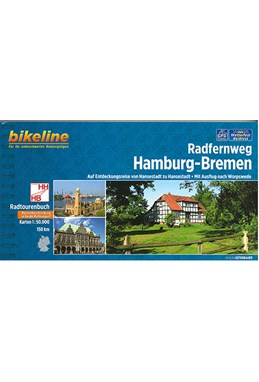 Radfernweg Hamburg-Bremen: Auf Entdeckungsreise von Hansestadt zu Hansestadt. Mit Ausflug nach Worpswede, Bikeline