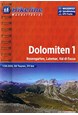 Dolomiten 1: Rosengarten, Latemar, Val di Fassa, Hikeline Wanderführer
