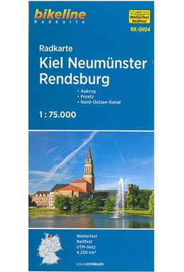 Radkarte Kiel Neumünster Rendsburg: Aukrug, Preetz, Nord-Ostsee-Kanal