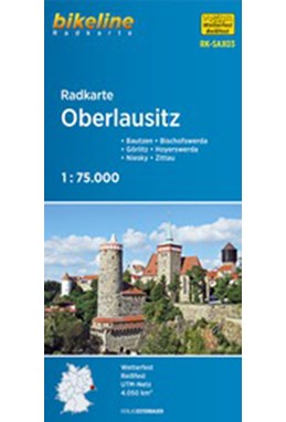 Radkarte Oberlausitz: Bautzen – Bischofswerda – Görlitz – Hoyerswerda – Niesky – Zittau