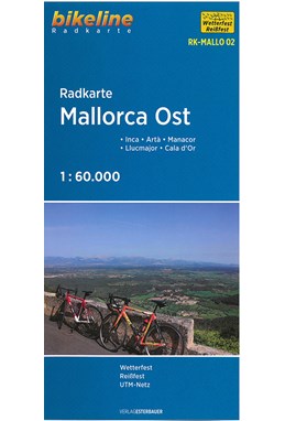 Radkarte Mallorca Ost: Inca, Artà, Manacor, Llucmajor, Cala d'Or