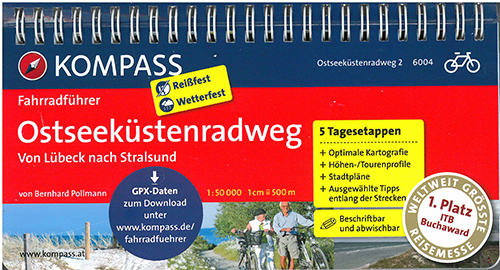 Kompass Fahrradführer 6004: Ostseeküstenradweg 2 : Von Lübeck nach Stralsund