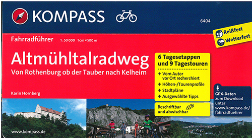 Kompass Fahrradführer 6404: Altmühltalradweg : Von Rothenburg ob der Tauber nach Kelheim