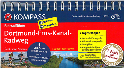 Kompass Fahrradführer 6032: Dortmund-Ems-Kanal-Radweg