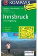 Innsbruck und umgebung*, Kompass Wandern-, fahrrad- und skitouren karte 036