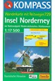 Norderney, Kompass Wanderkarte 729 1:17 500