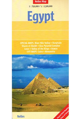 Egypt, Nelles Map 1:750.000/1:2,5 mill.