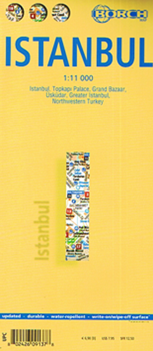 Istanbul (lamineret), Borch Map 1:11.000
