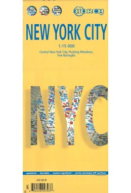New York City, Borch City Map 1:15.000