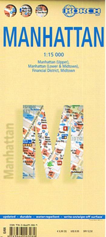 Manhattan (lamineret), Borch Map 1:15.000