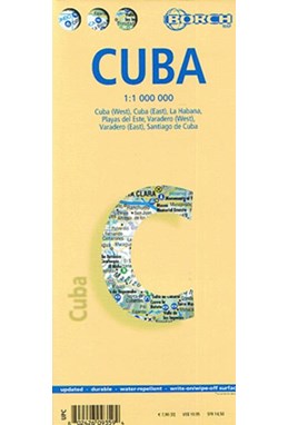 Cuba (lamineret), Borch Map 1:1 mill.