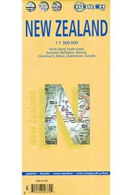 New Zealand (lamineret), Borch Map
