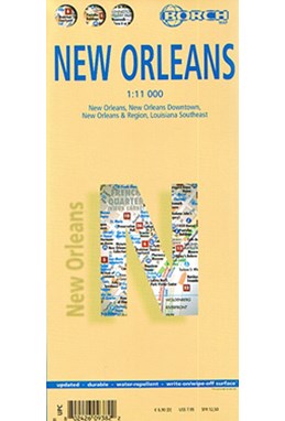 New Orleans (lamineret), Borch City Map*