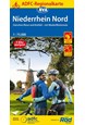 Niederrhein Nord: Zwischen Kleve und Krefeld - mit NiederRheinroute, ADFC-Regionalkarte