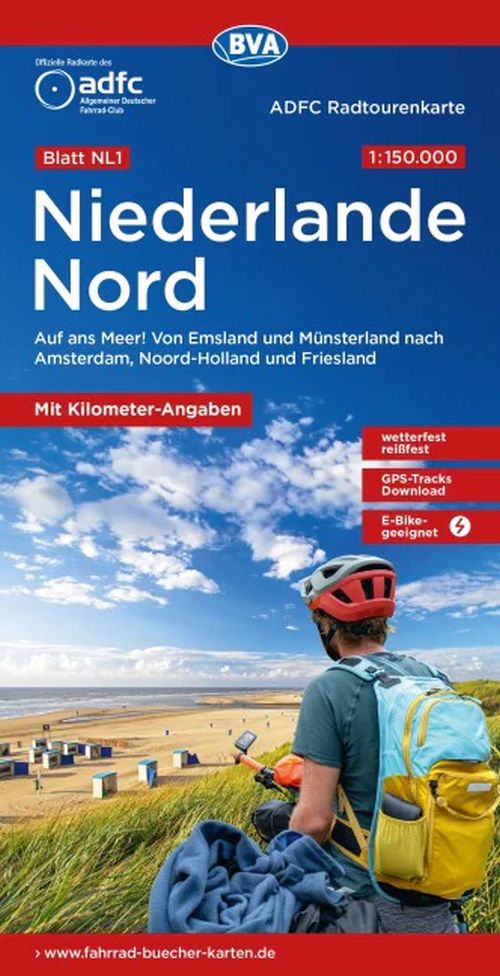 Niederlande Nord, ADFC Radtourenkarte