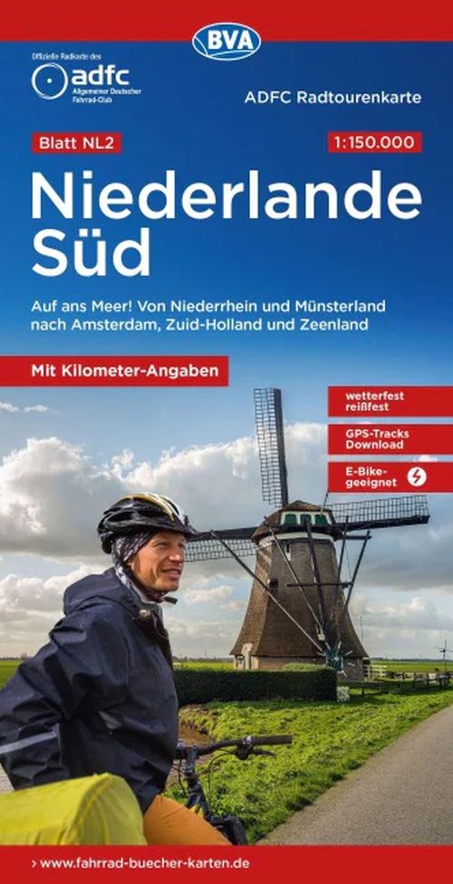 Niederlande Süd, ADFC Radtourenkarte