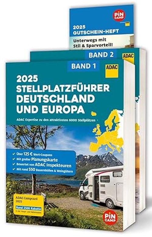 ADAC Stellplatzführer 2025: Deutschland und Europa (vol. 1-2)