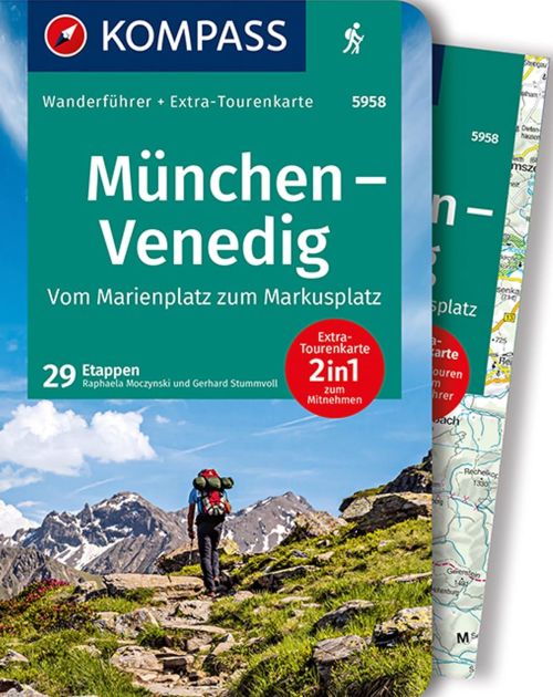 München, Venedig, Vom Marienplatz zum Markusplatz, Kompass Wanderführer 5958