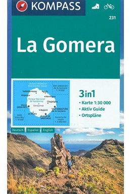 La Gomera, Kompass Wandern - Radkarte 231