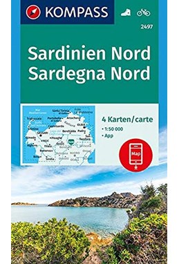Sardinien Nord, Kompass Bike & Wanderkarte 2497
