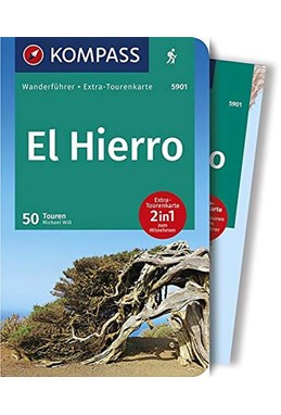 El Hierro, Kompass Wanderführer mit Extra-Tourenkarte, 50 Touren, GPX-Daten zim Download