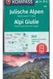 Julische Alpen - Nationalpark Triglav - Alpi Giulie, Kompass Walking Maps 064