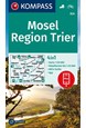 Mosel Region Trier, Kompass Wander- und Radkarte 834