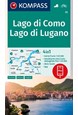 Lago di Como - Lago di Lugano, Kompass Wanderkarte 91
