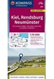 Kiel, Rendsburg, Neumünster, Kompass Fahrradkarte 3355