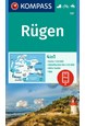 Rügen, Kompass Wandern und Radkarte 737