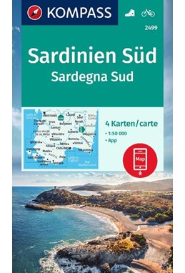 Sardinien Süd, Kompass Bike / Wanderkarte 2499