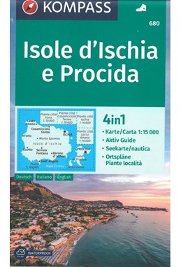 Isole d' Ischia e Procida, Kompass Wanderkarte 680