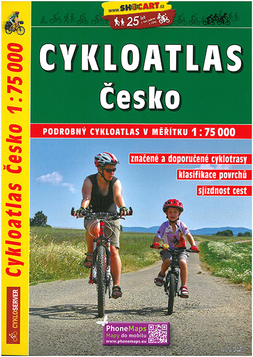 Cykloatlas Cesko - Cycling Atlas Czech Republic