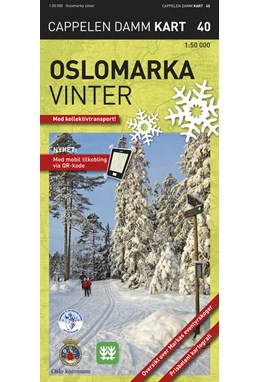 Oslomarka : vinter  1:50.000