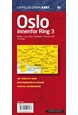 Oslo innenfor Ring 3 : bykart = city map = Stadtplan = plan de ville  1:10.000