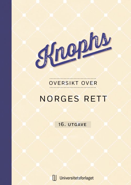 Knophs oversikt over Norges rett  (16. utg.)